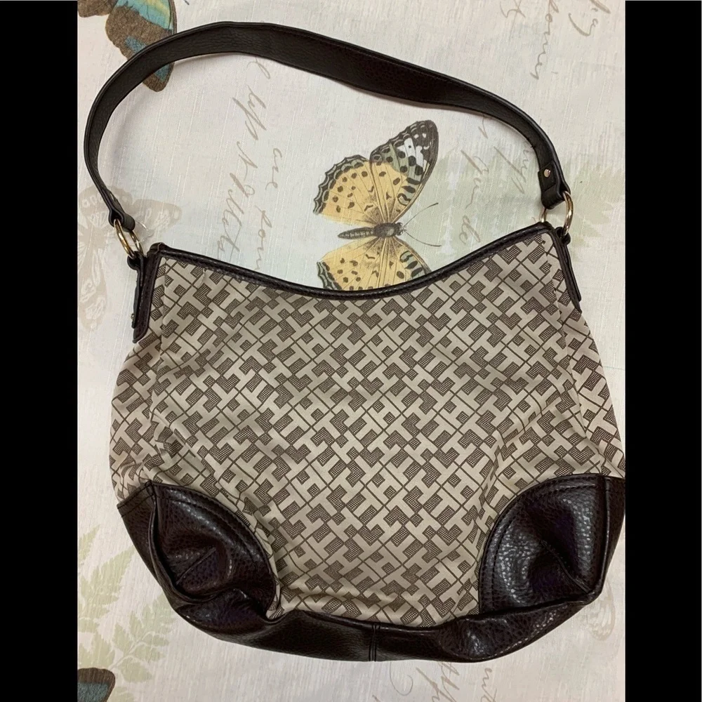 Tommy Hilfiger signature monogram hobo bag‎